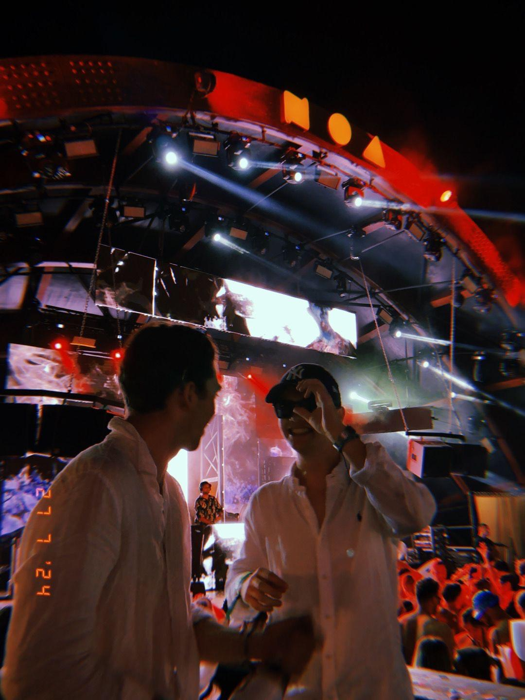 NOA Beach Club mainroom at night